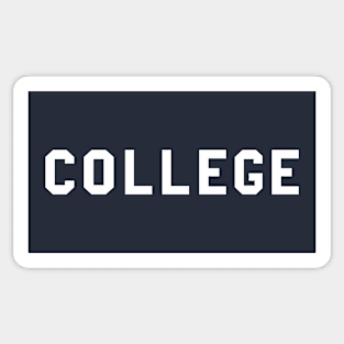 College Sticker